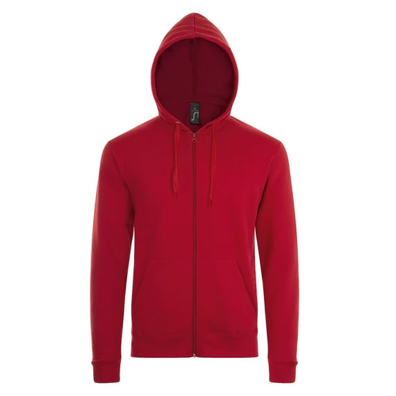 SOLS Mens Stone Zip Up Plain Hoodie