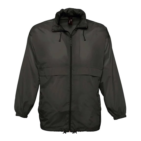 SOLS Surf Windbreaker Lightweight Water Resistant Anorak Jacket