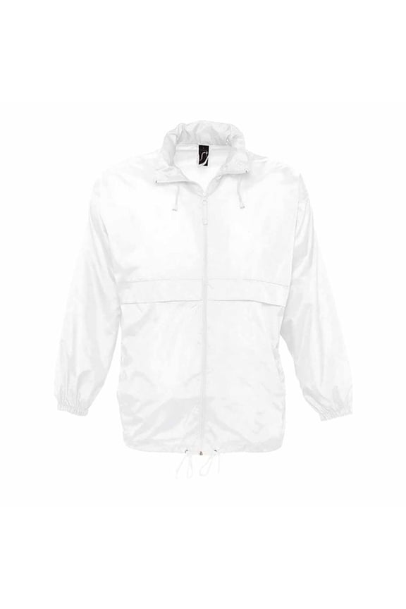 SOLS Surf Windbreaker Lightweight Water Resistant Anorak Jacket