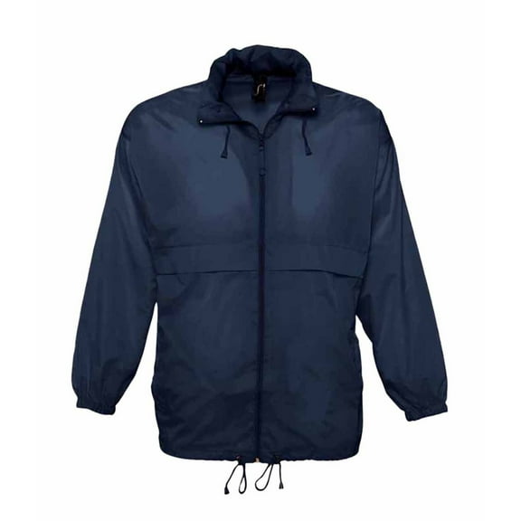 SOLS Surf Windbreaker Lightweight Water Resistant Anorak Jacket