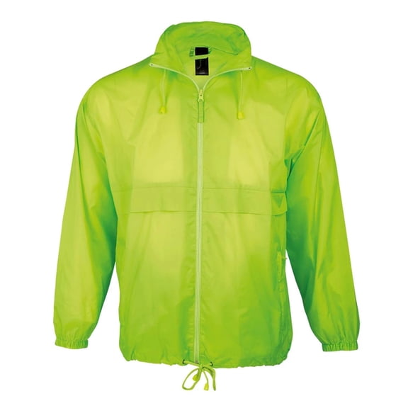 SOLS Surf Windbreaker Lightweight Water Resistant Anorak Jacket