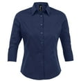 thumbnail image 1 of SOLS Womens Effect 3/4 Sleeve Fitted Work Shirt, 1 of 4