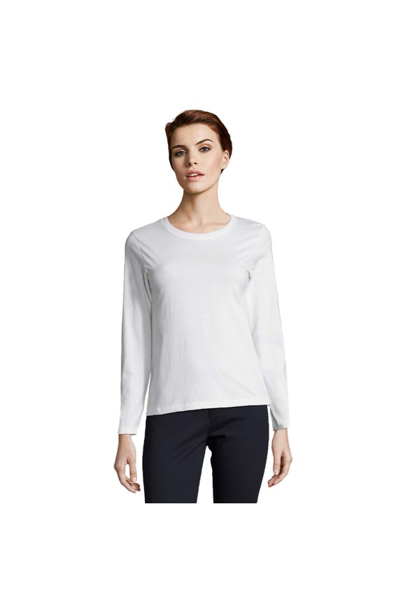 SOLS Womens Imperial Long-Sleeved T-Shirt
