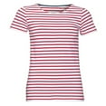 thumbnail image 1 of SOLS Womens Miles Striped Short Sleeve T-Shirt, 1 of 4