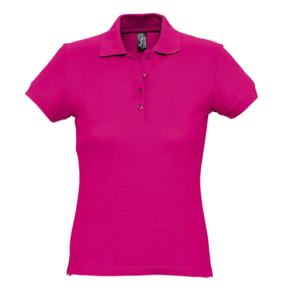 SOLS Womens Passion Pique Short Sleeve Polo Shirt