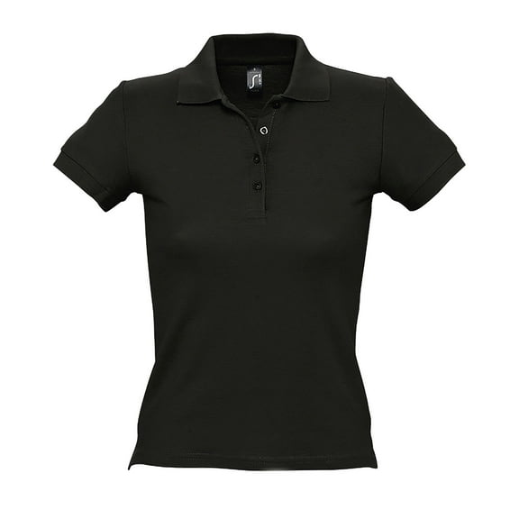 SOLS Womens People Pique Short-Sleeved Polo Shirt