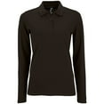 thumbnail image 1 of SOLS Womens Perfect Long Sleeve Pique Polo Shirt, 1 of 4
