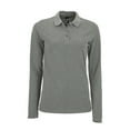 thumbnail image 1 of SOLS Womens Perfect Long Sleeve Pique Polo Shirt, 1 of 4