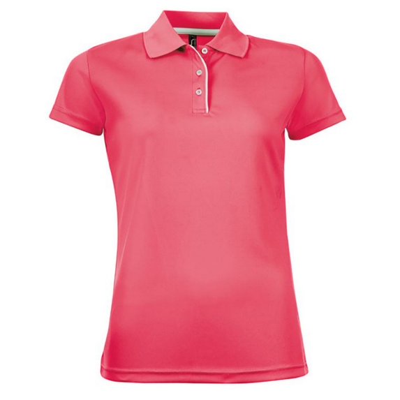 SOLS Womens Performer Short Sleeve Pique Polo Shirt