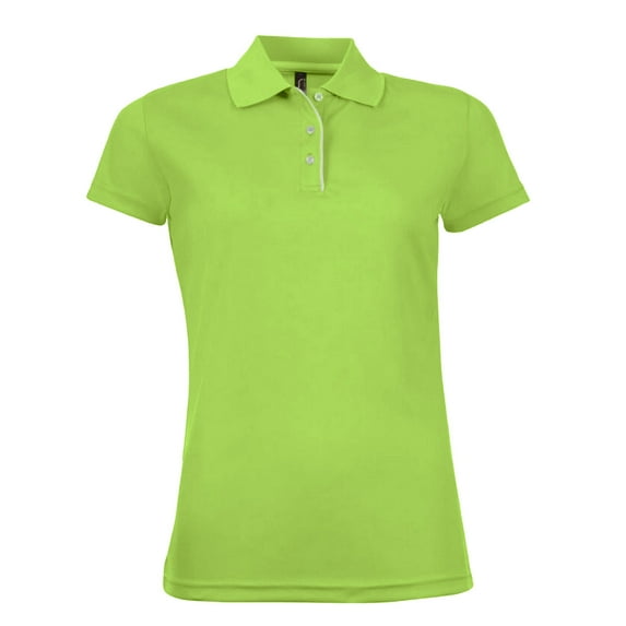 SOLS Womens Performer Short Sleeve Pique Polo Shirt