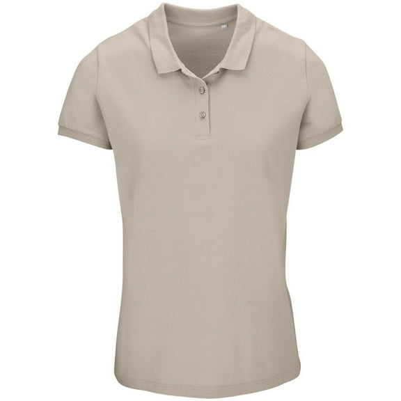 SOLS Womens Planet Piqué Natural Polo Shirt