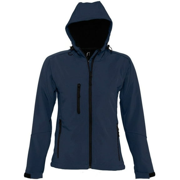 SOLS Womens Replay Hooded Soft Shell Jacket