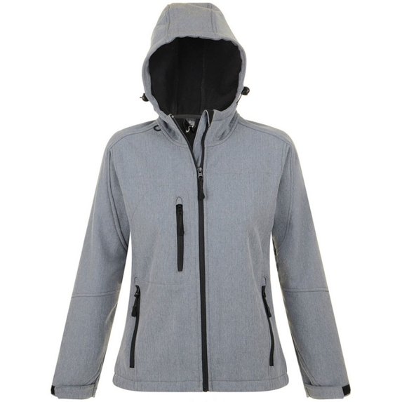 SOLS Womens Replay Hooded Soft Shell Jacket