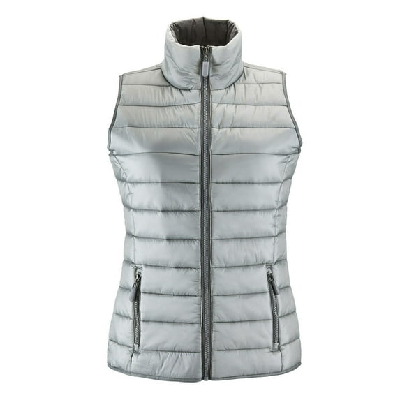 SOLS Womens Wave Padded Water Repellent Bodywarmer/Gilet