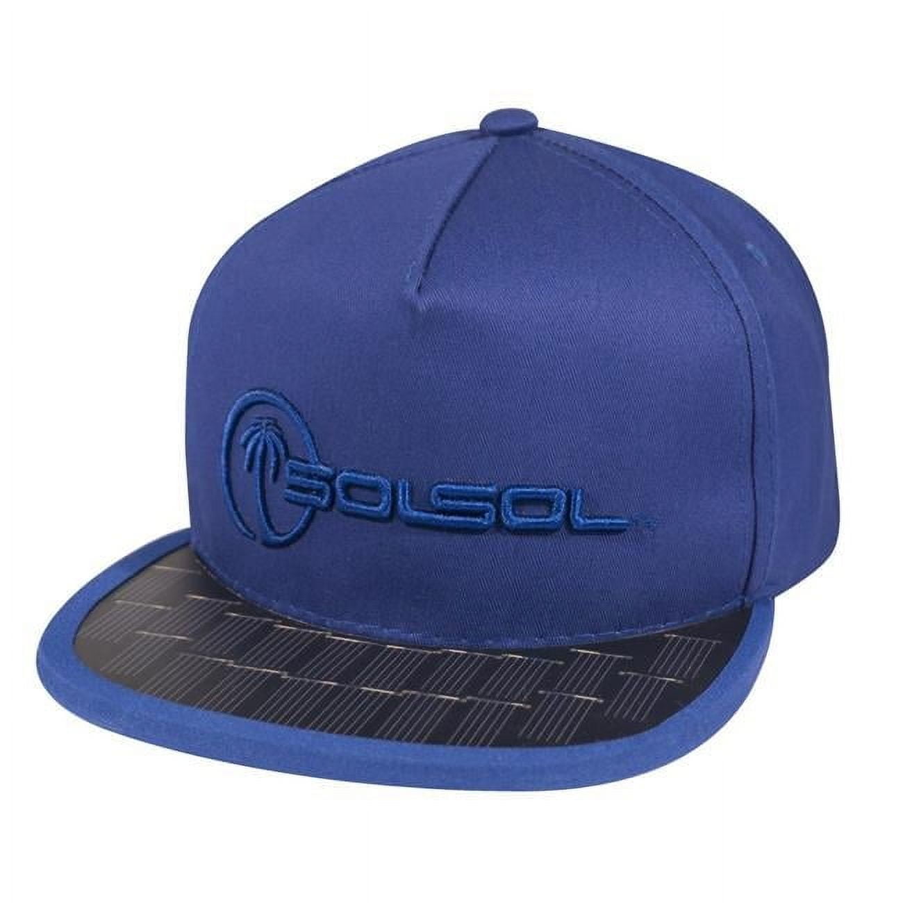 帽子 PWA SOLOR CURTAIN CAP SOLSOL Poweraid Solar Cap - 100% Solar Power, Battery-free, USB
