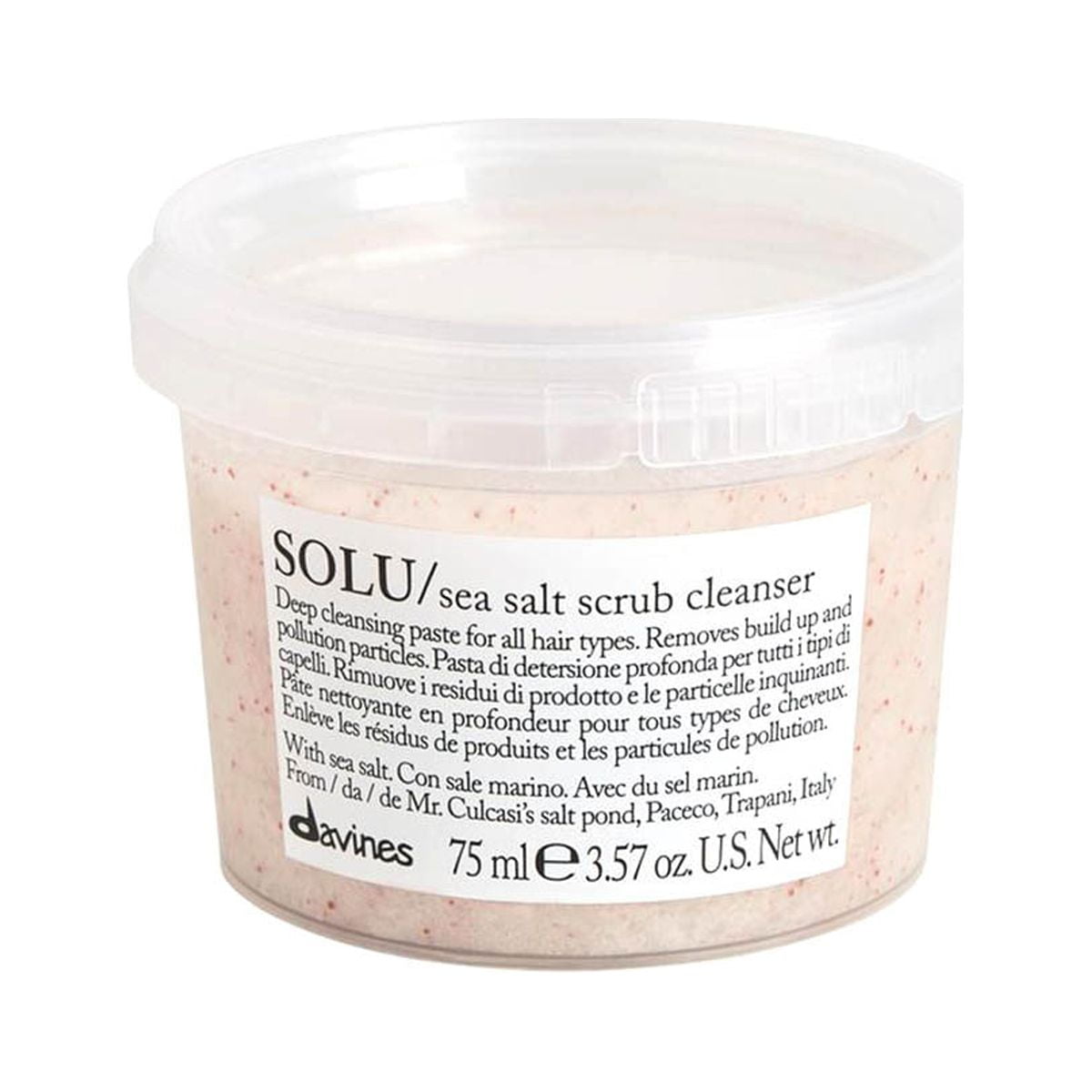 SOLU Sea Salt Scrub Cleanser 2.5 oz.