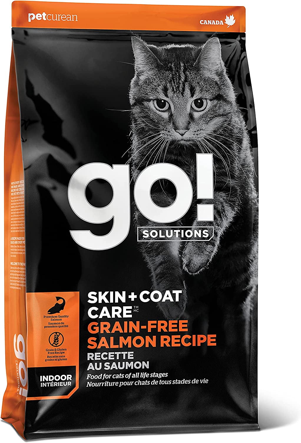 SOLUTIONS Skin + Coat Care Grain Free Dry Cat Food, 3 lb Salmon
