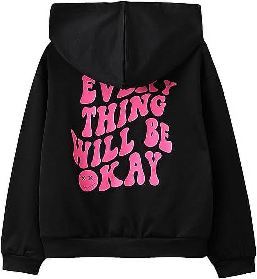 SOLY HUX Women's Plus Size Hoodies - Long Sleeve Graphic Sweatshirts With Pockets, Preppy & Comfortable - View #5
