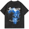 thumbnail image 1 of SOLY HUX Men's Letter Graphic T Shirt Short Sleeve Round Neck Tee Summer Shirt Streetwear Tops, 1 of 8