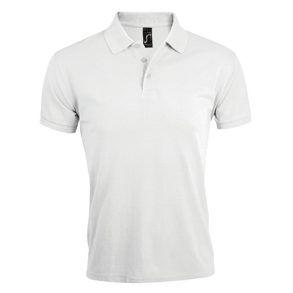 SOLs Mens Prime Pique Plain Short Sleeve Polo Shirt