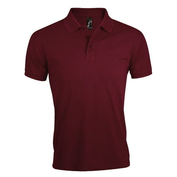 SOLs Mens Prime Pique Plain Short Sleeve Polo Shirt