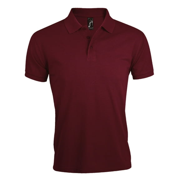 SOLs Mens Prime Pique Plain Short Sleeve Polo Shirt