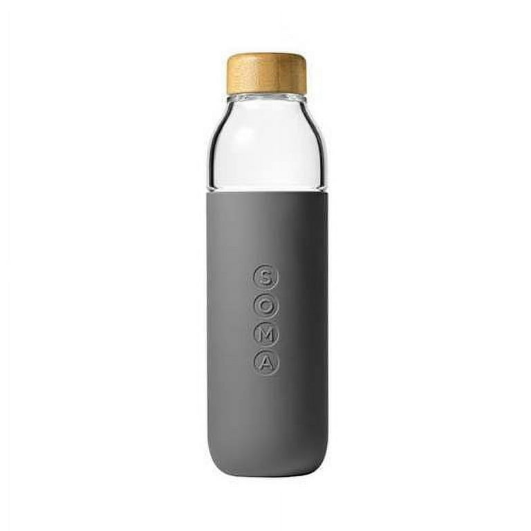 Soma Water Bottle, Glass, 17 Ounce