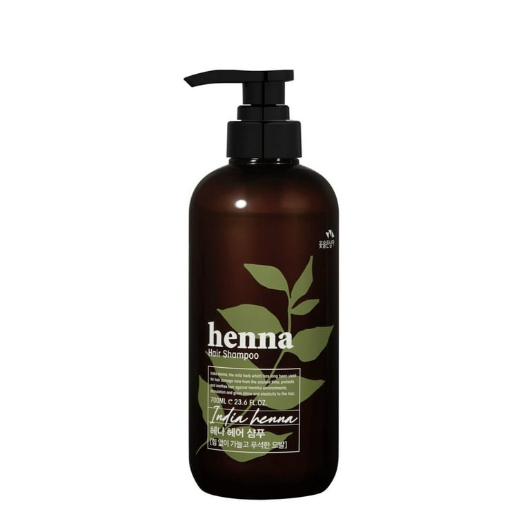 シャンプー WING HENNA HERBAL SHAMPOO & TREATMENT Somang Herbal Henna Hair Shampoo 700ml - Moisturizing, Nourishing