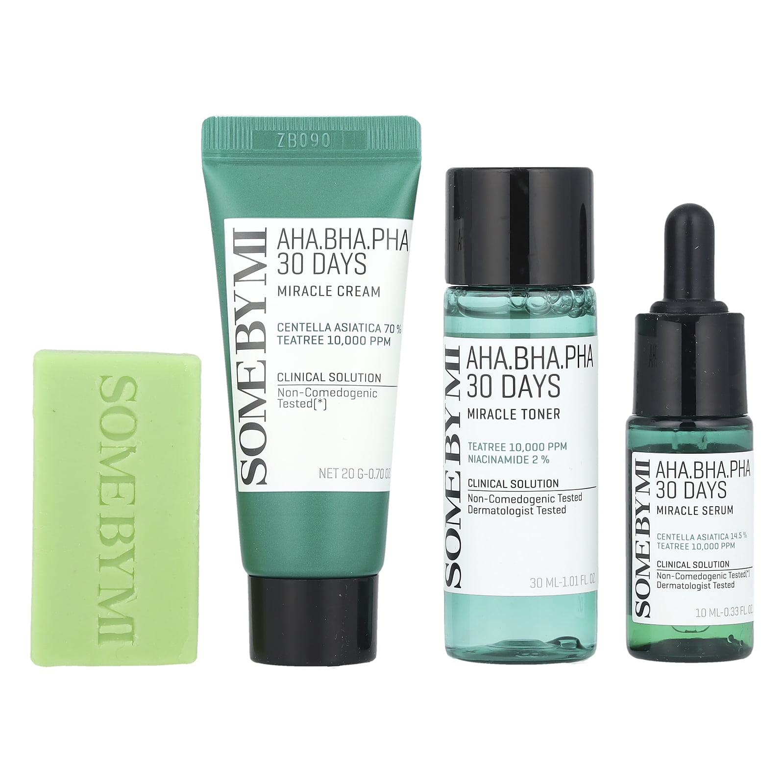 品質一番の 30 AHA.BHA.PHA MI BY SOME Days Piece 4 - Kit Starter Miracle 洗顔グッズ
