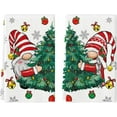 thumbnail image 1 of SOME THING Gnomes Xmas Trees Christmas Kitchen Towels Dish Towels, 18x26 Inch Daily Seasonal Winter Decoration Hand Towels Set of 2, 1 of 6
