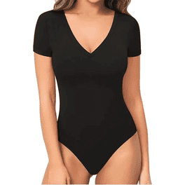 トップス vneck knit body suit Vneck knit body suit – louren store