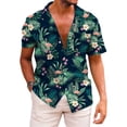 thumbnail image 1 of SOMER Men's Hawaiian Shirts Short Sleeve Casual Button Down Beach Shirt, 1 of 5