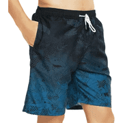 SOMER Men's Swim Trunks Long Bathing Suits with Mesh Lining and Pockets Quick Dry Beach Board Shorts