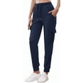 thumbnail image 1 of SOMER Sweatpants Women High Waisted Cargo Pants Women Joggers Lightweight Comfy Hiking Drawstring Workout Pants with Pockets, 1 of 7