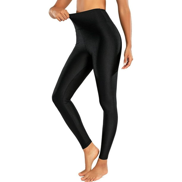 SOMER Women's High Waisted Yoga Leggings Wide Waistband Gym