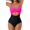 Actual Color: Rose Red+Black, Clothing Size: M