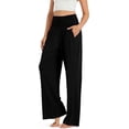 thumbnail image 1 of SOMER Women's Wide Leg Palazzo Lounge Pants with Pockets Light Weight Loose Comfy Casual Pajama Pants, 1 of 6