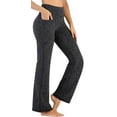 thumbnail image 1 of SOMER Women's Yoga Pants Bootcut Wide Leg Pants Tummy Control Flare Leggings High Waisted Workout Pants with Pockets XL, 1 of 6