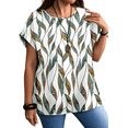 thumbnail image 1 of SOMER Plus Size Women Blouses Crew Neck Short Sleeve Summer Shrit Dressy Casual Tops, 1 of 7