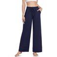 SOMER Womens Yoga Sweatpants Wide Leg Lounge Pajamas Pants Drawstring ...