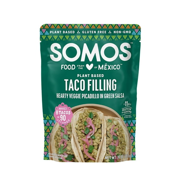 SOMOS Plant-Based Picadillo Taco Filling, 10 oz Pouch