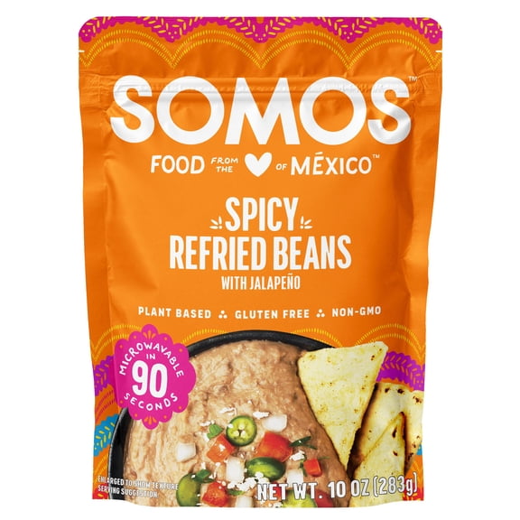 SOMOS Spicy Refried Beans 6/10oz