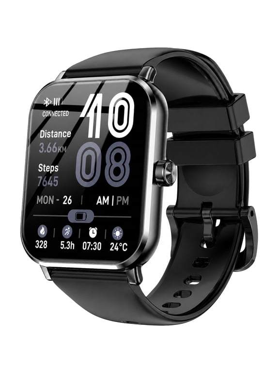1.83" Smart Watch, Bluetooth Calling, 120 Sports Modes, Black