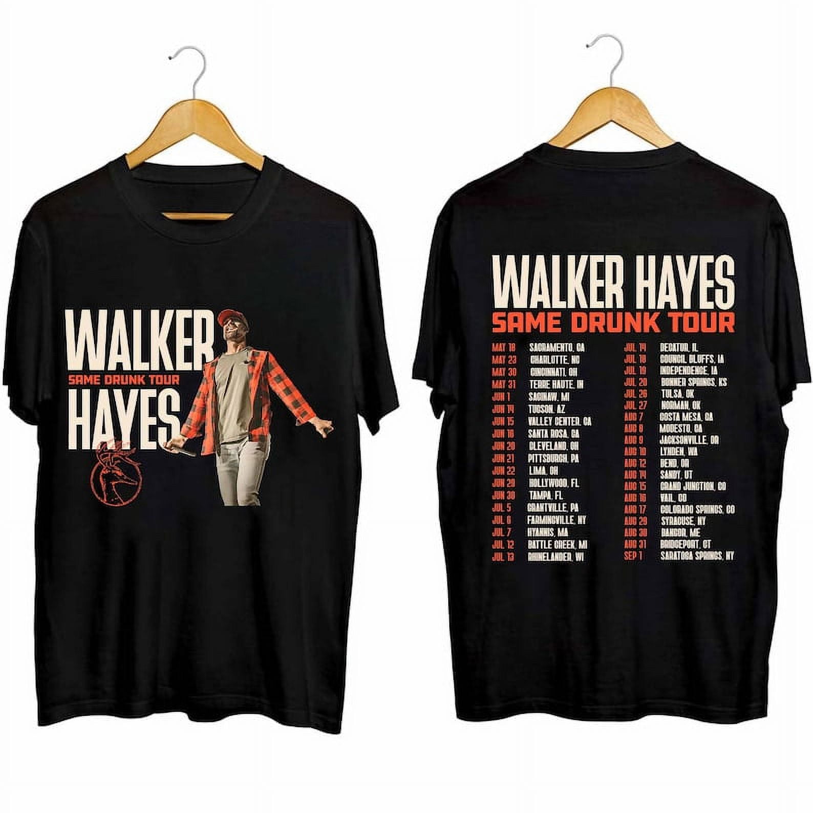 SON LUXURY 2 SIDE Walker Hayes Same Drunk 2024 Tour Shirt, Walker