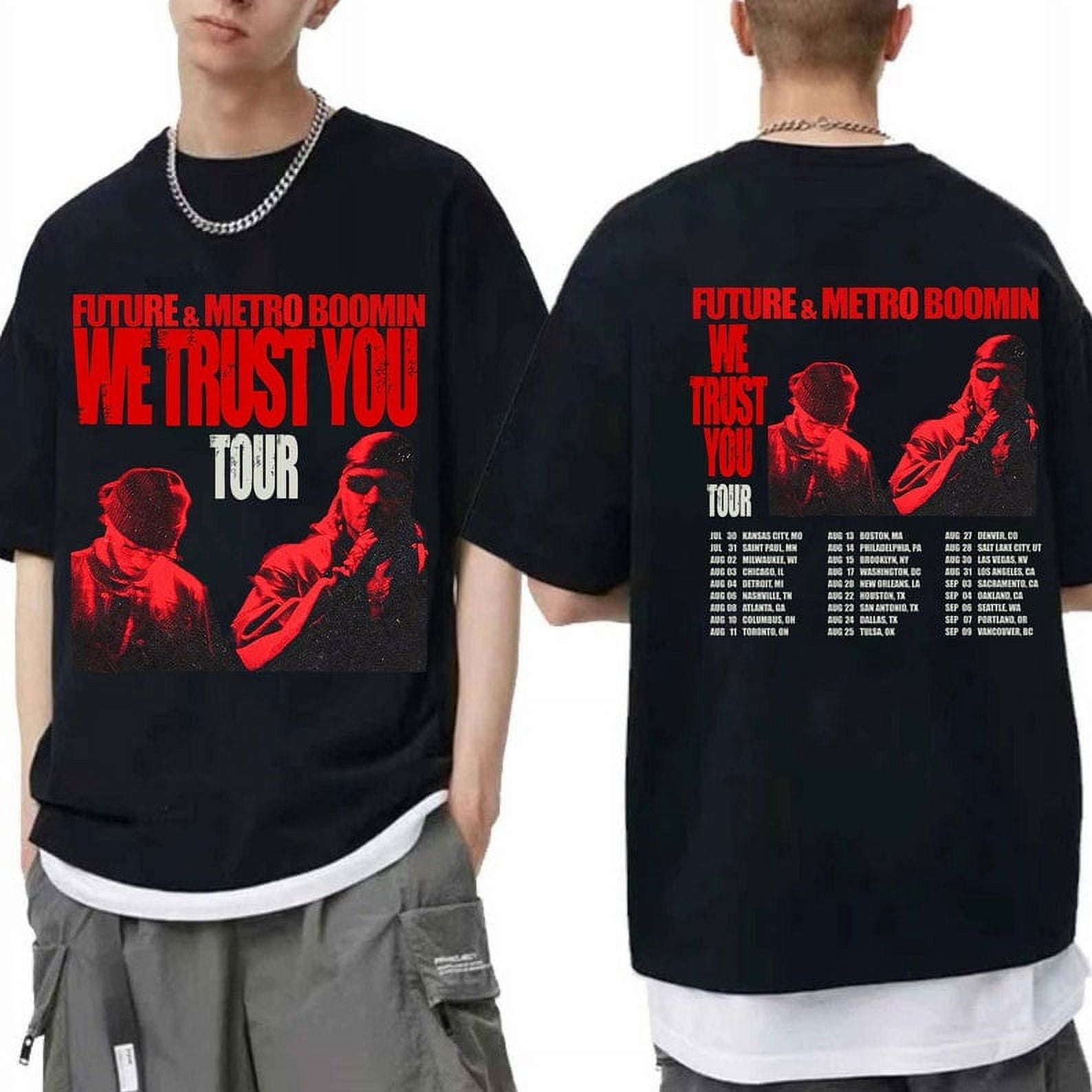 Future Tour Tシャツ Rap tee Metro Boomin Future Tour Tシャツ Rap tee Metro Boomin