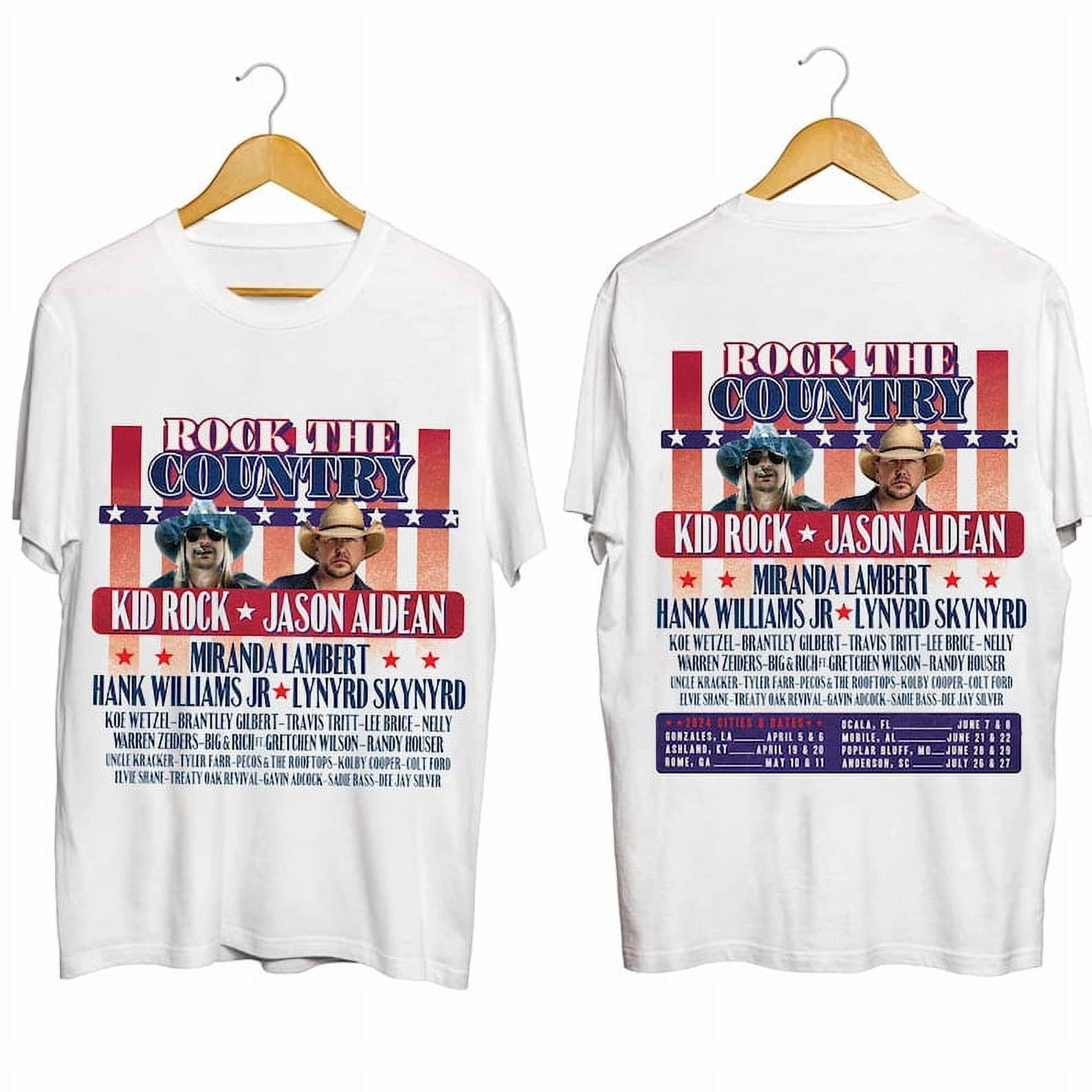 SON LUXURY Kid Rock and Jason Aldean Rock the Country 2024 Shirt, Kid