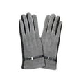 thumbnail image 1 of SONA G DESIGNS Fall Winter Textured Smart Glove with Thin Belt Grey, 1 of 1