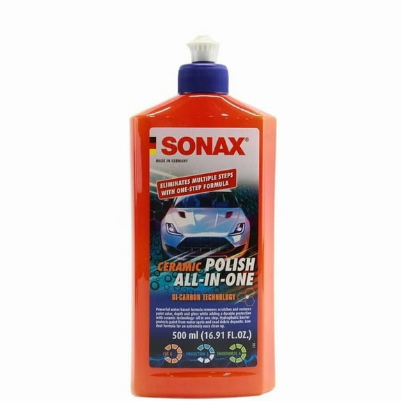 SONAX Ceramic Polish All In One polishes, smooths and seals the paint in just one step