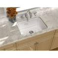 thumbnail image 1 of SONG S-8210-4U-70 Single Bowl Kitchen Sink in White with 4 Faucet Holes, 1 of 1