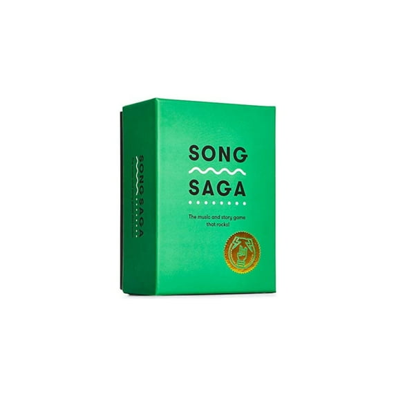 SONG SAGA Music and Stories Card Game | Storytelling Ice-Breaker Game to Share Stories and Soundtrack of Your Life | Conversation Cards For Friends and Family | Perfect For Two+ Players | Age 16+